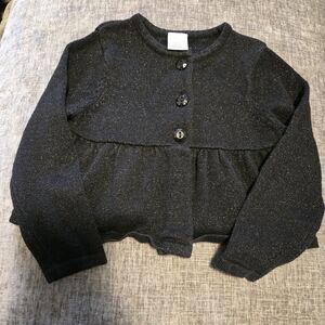 Gymboree Black Sparkle Kids Sweater